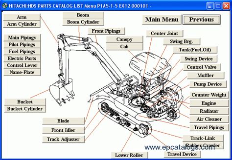 hitachi mini excavator attachments|hitachi excavator parts catalog online.